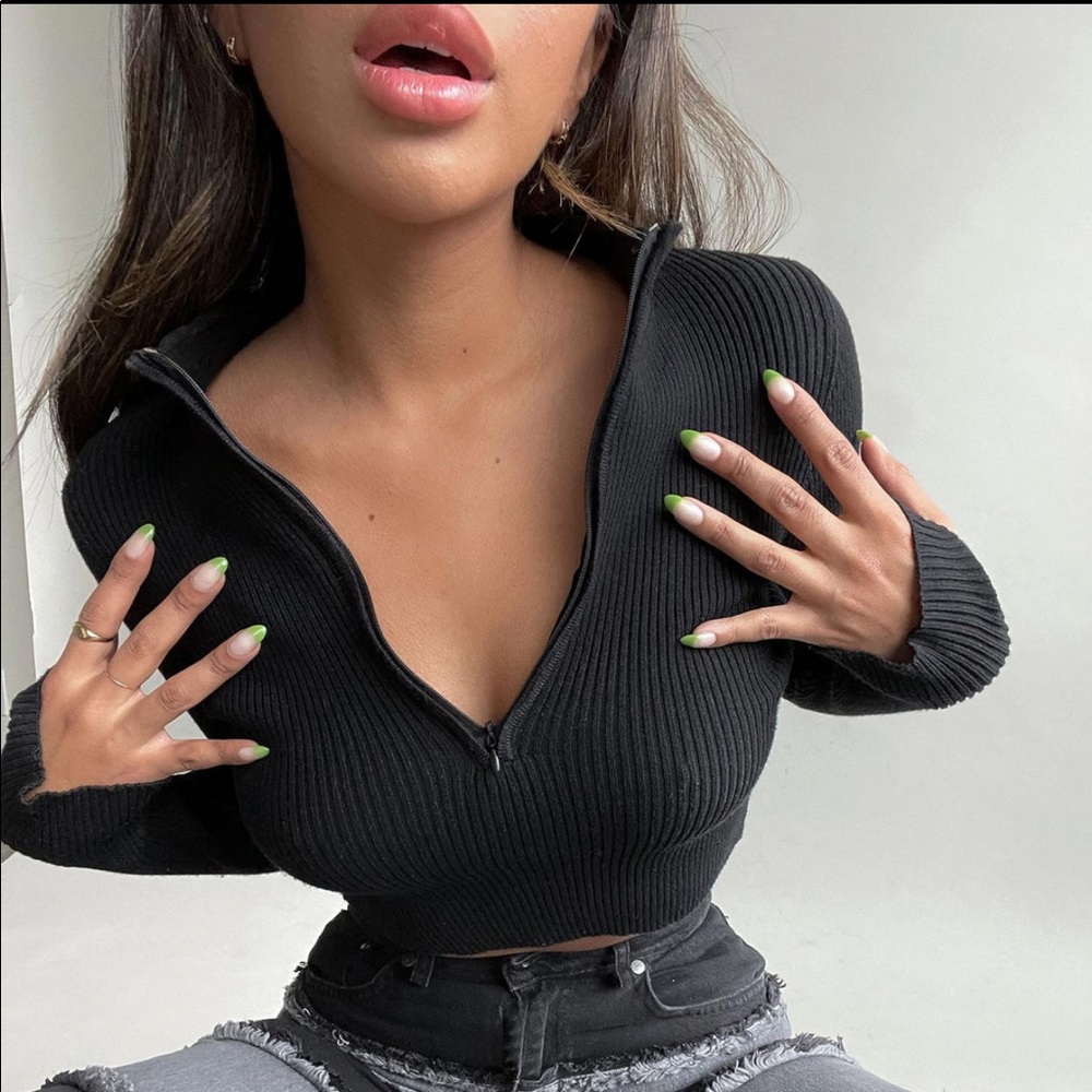 Princess Polly Blanco Top - Black